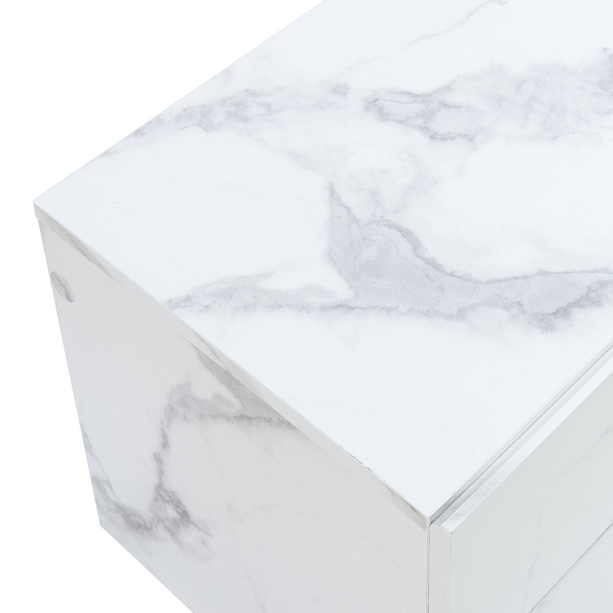 WANDREGAL Ampfing - Weiß, Holzwerkstoff (40/30/29cm) - [en.casa]