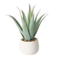KÜNSTLICHE ALOE-PFLANZE Mondrago 29 cm - Hellgrün, Kunststoff (29cm) - Boltze Home