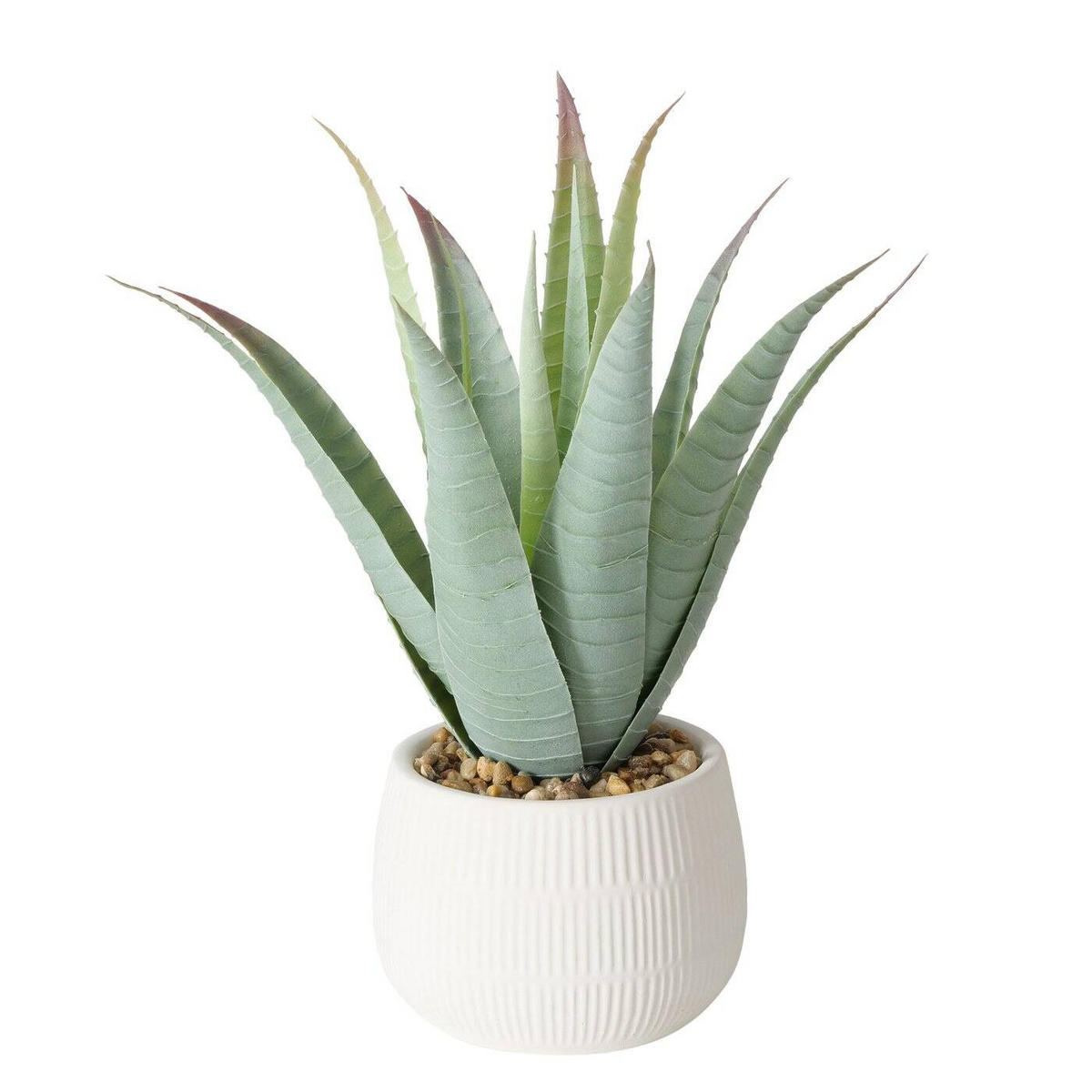 KÜNSTLICHE ALOE-PFLANZE Mondrago 29 cm - Hellgrün, Kunststoff (29cm) - Boltze Home