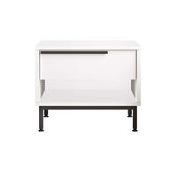 NACHTTISCH 42,5/44,5/53,5 cm - Weiß, Holz (42.5/53.5/44.5cm) - Mobili Rebecca