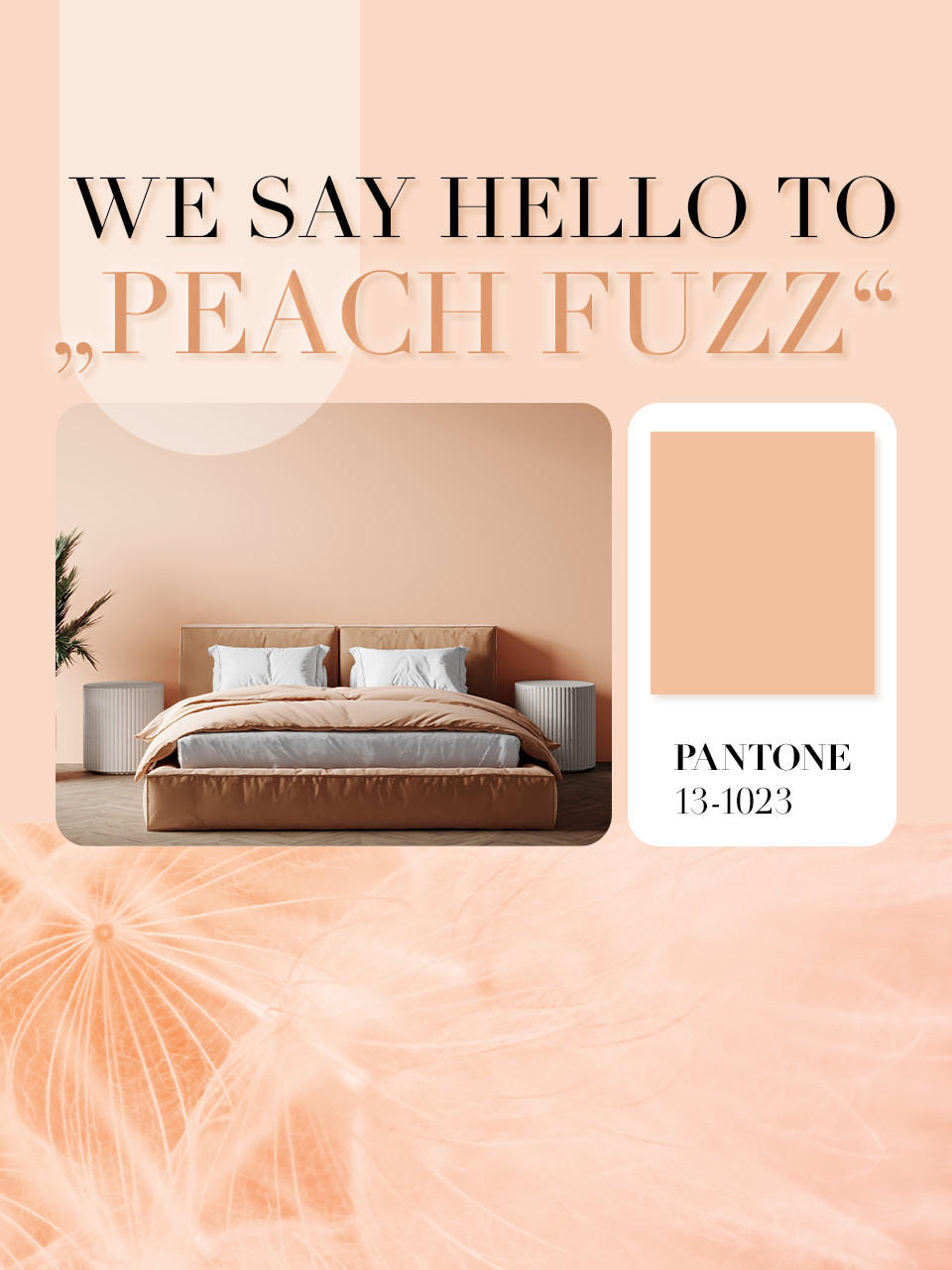 Pantone Farbe des Jahres - Peach Fuzz