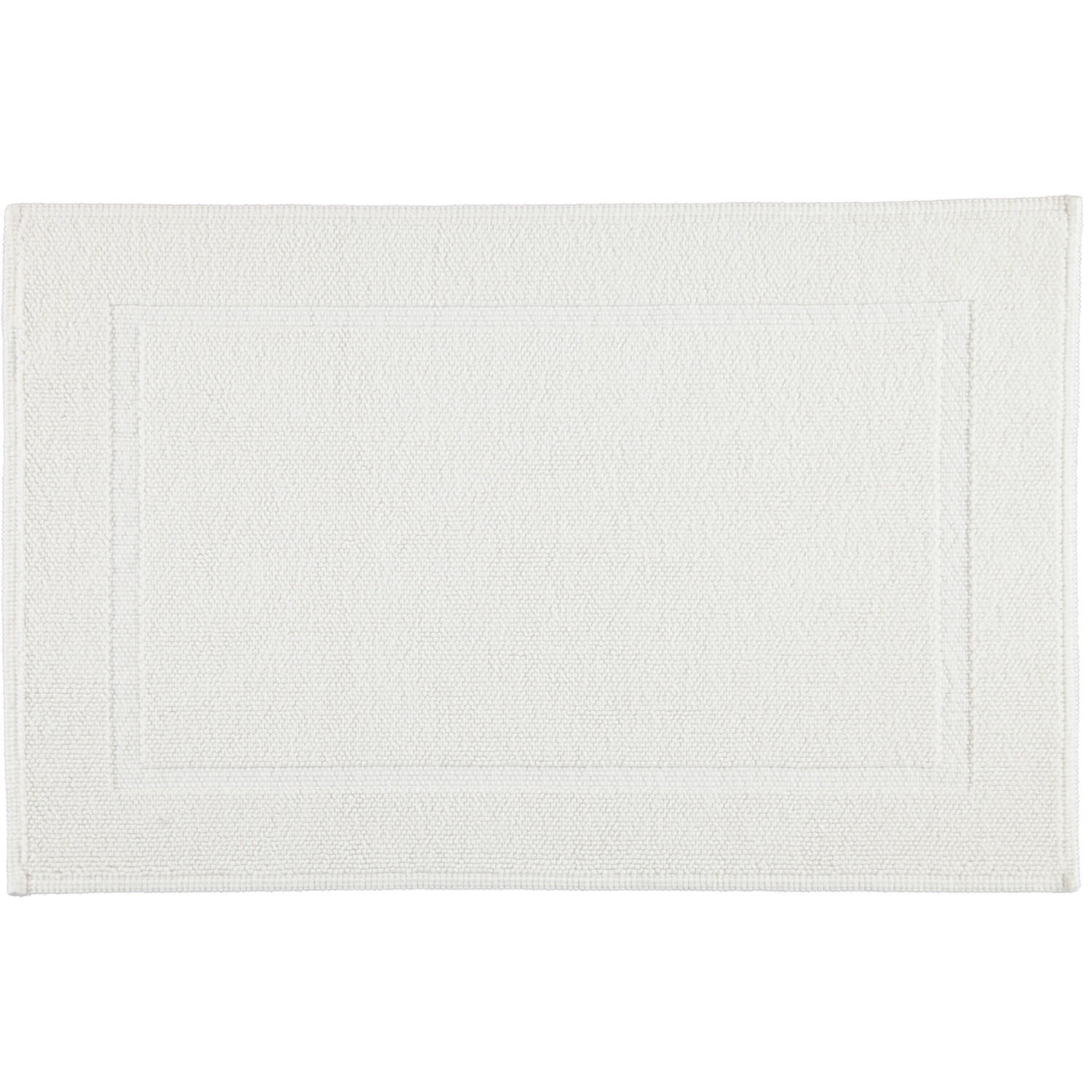 BADEMATTEN PEARL WEISS - 01 - Weiß, Textil (60/90cm) - Rhomtuft