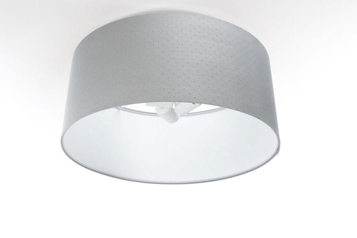 HÄNGELEUCHTE Grau 60/30 cm - Weiß/Grau, Kunststoff (60/1.1/30cm) - ONZENO