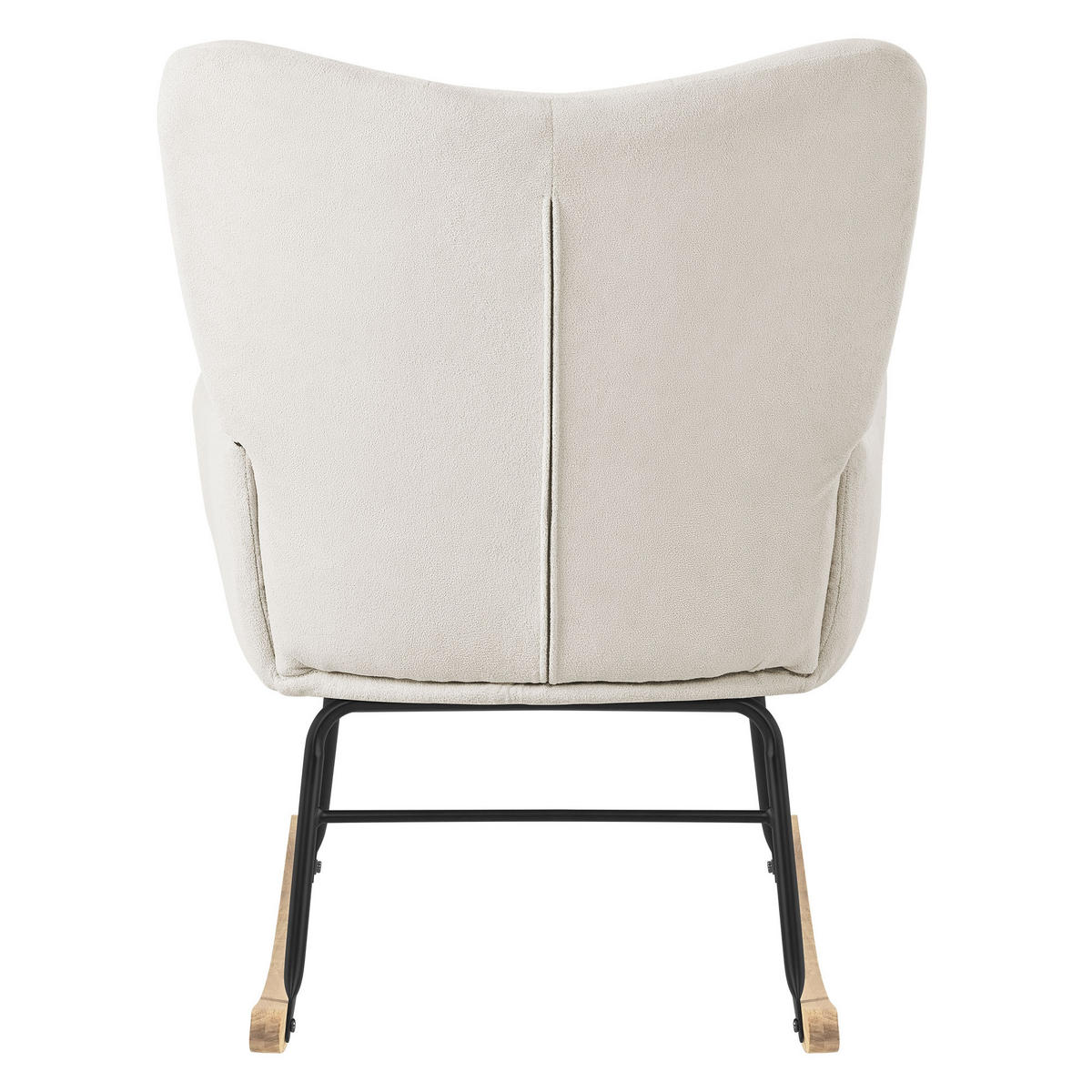 SCHAUKELSESSEL - Weiß, Metall (88/95/69cm) - ML-DESIGN