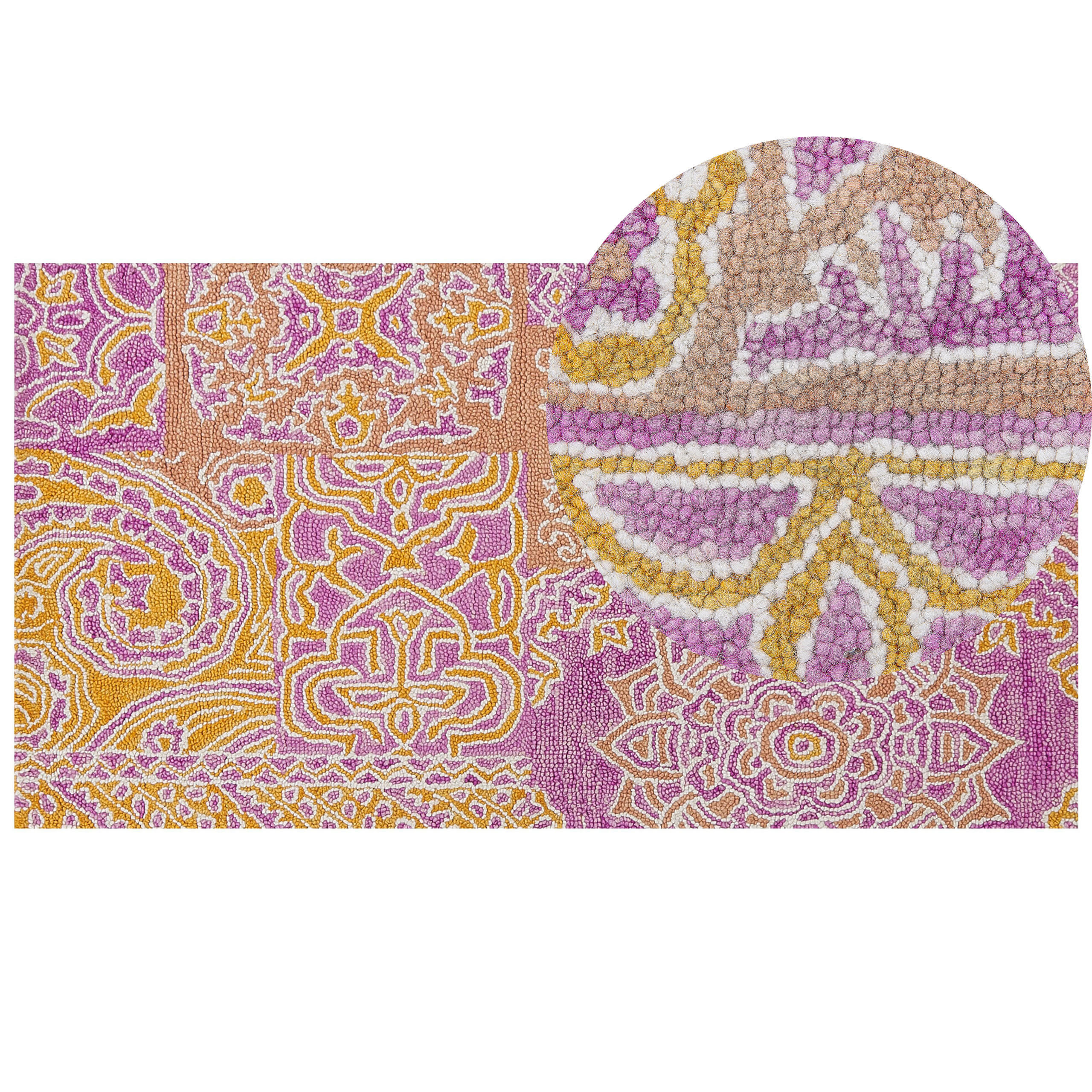 VINTAGE-TEPPICH Avanos 150/80 cm - Multicolor, Textil (80/150cm) - Beliani