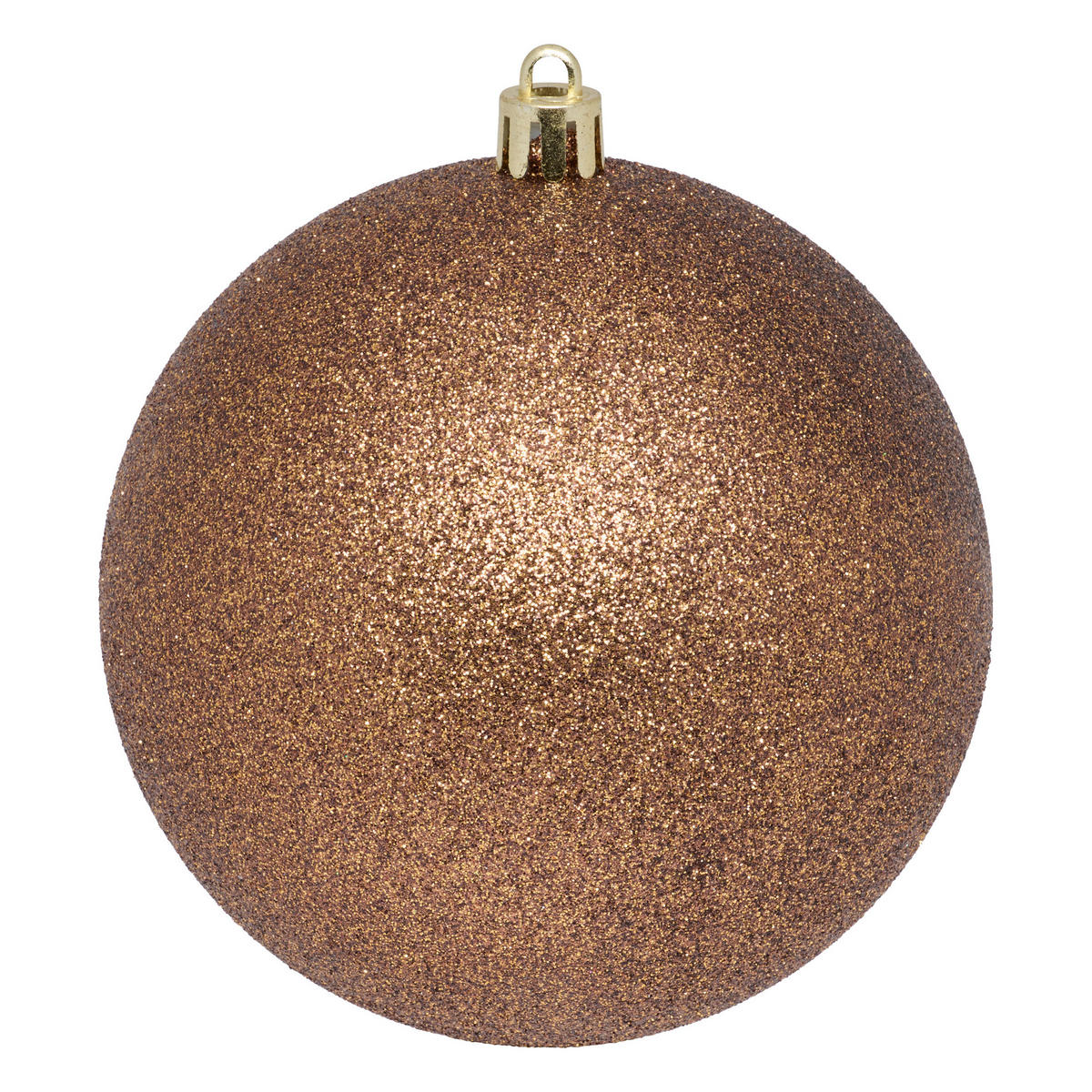 CHRISTBAUMKUGELN 10 cm 4er-Set - Kupferfarben, Kunststoff (10/10/10cm) - Atmosphera Createur d´interieur