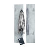 GARDEROBENPANEEL Wandpaneel Beton Oxid Optik - Hellgrau, Holzwerkstoff (120/28/2cm) - Vladon