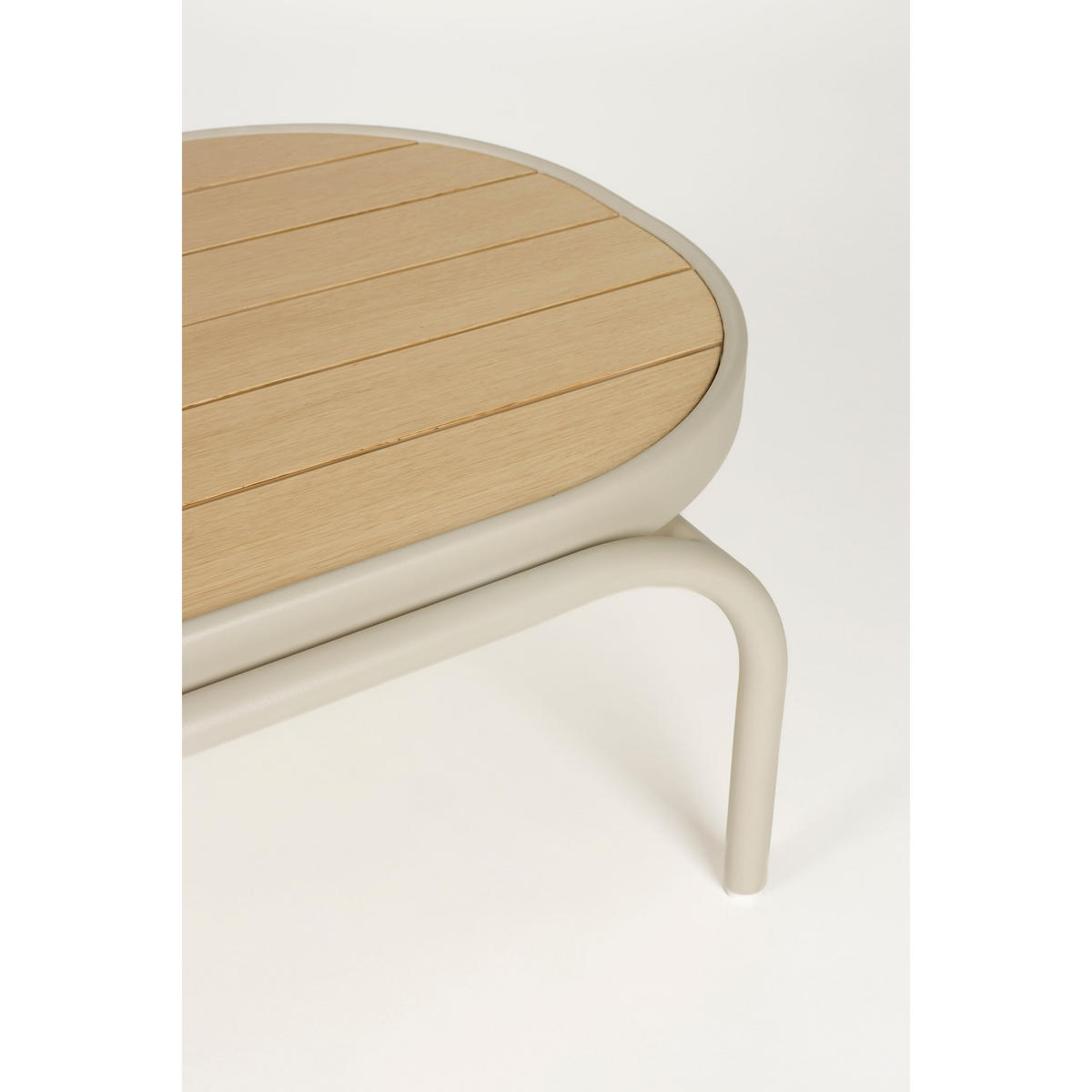 COUCHTISCH Vista Garten - Beige, Metall (110/62.5/32cm) - Zuiver