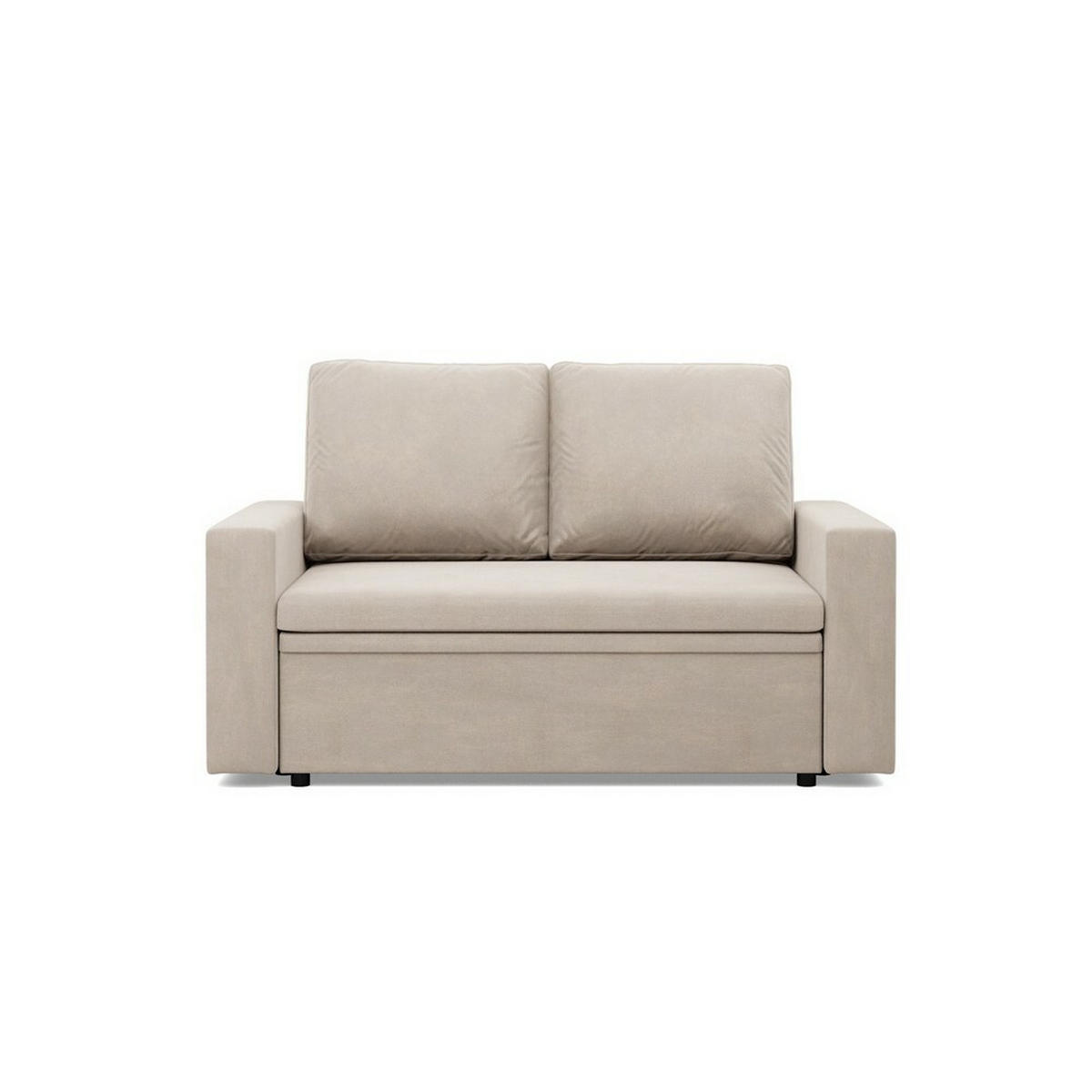 SOFA Neo mit gerader Armlehnen beige - Beige, Textil (148/90/87cm) - SIMKAM Furniture