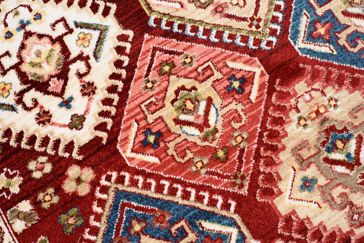 TEPPICH RIVIOLI Rot 80/150 cm - Rot, Textil (80/150cm) - Tapiso