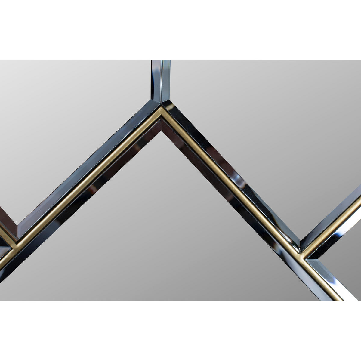 WANDSPIEGEL Miyu Gold - Goldfarben, Glas (51/107/4cm) - Dutchbone
