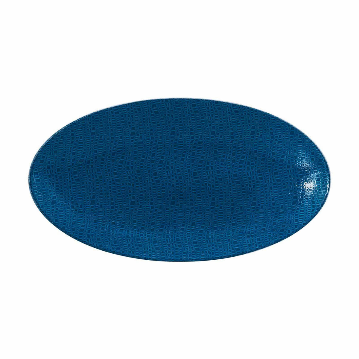 SERVIERPLATTE Life Fashion Classic Blue 33x18 cm - Blau, Keramik (17.9/2.5/32.9cm) - Seltmann Weiden