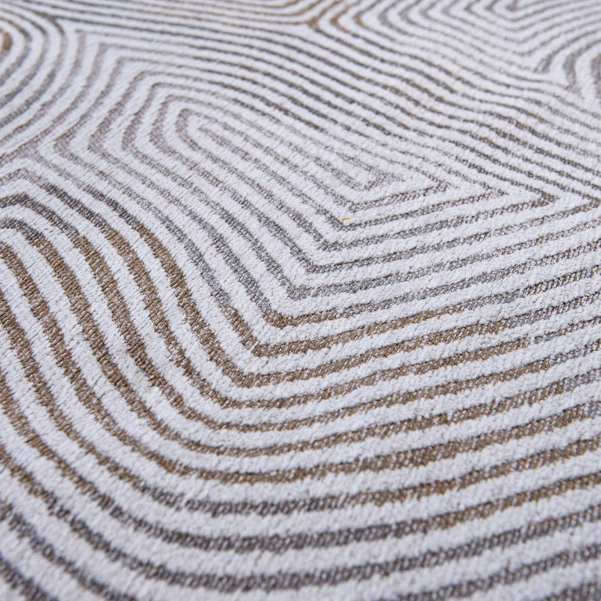 TEPPICH Oyster White Meditation 170/240 cm - Grau, Textil (170/240cm) - Louis De Poortere