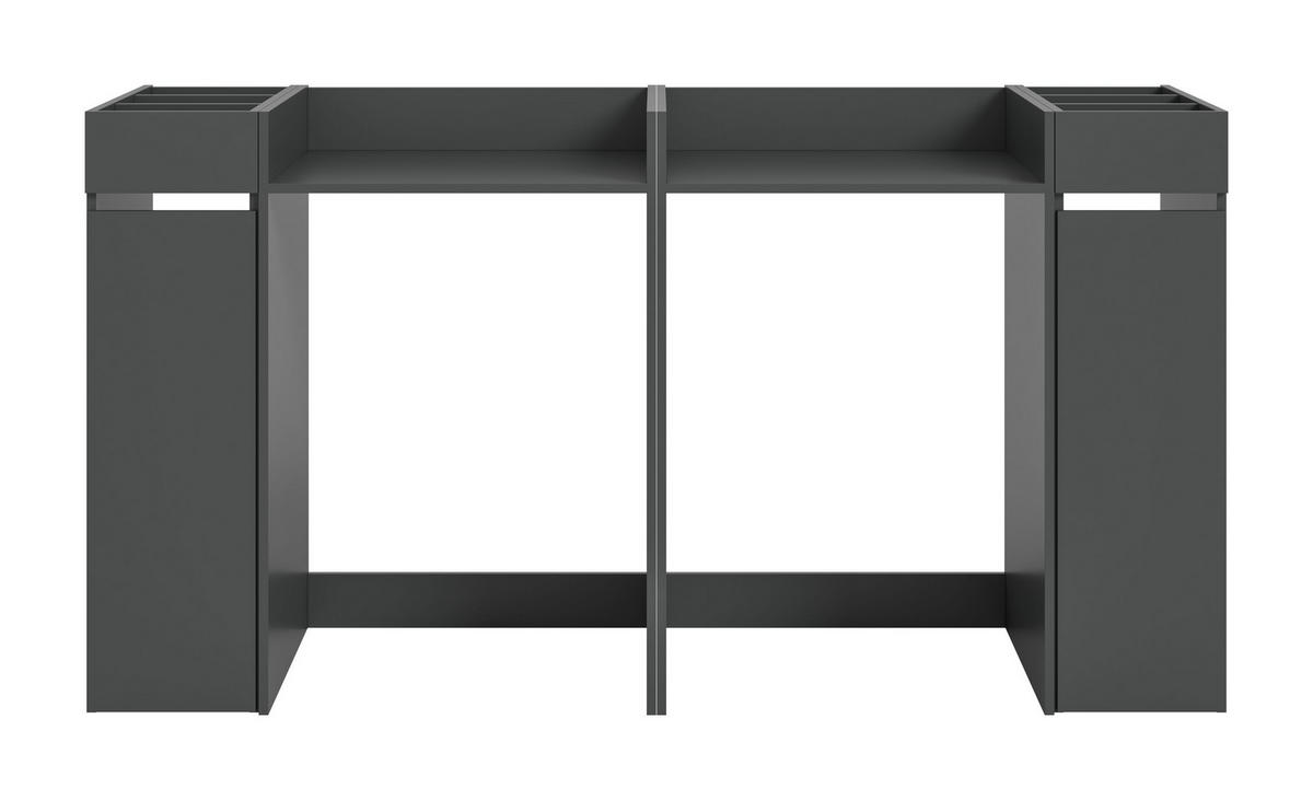 WASCHMASCHIENENUMBAU Set Mixx (B/H/T: ca. 190/101/60 cm) in anthrazit/anthrazit - Anthrazit, Holzwerkstoff (190/101/60cm)