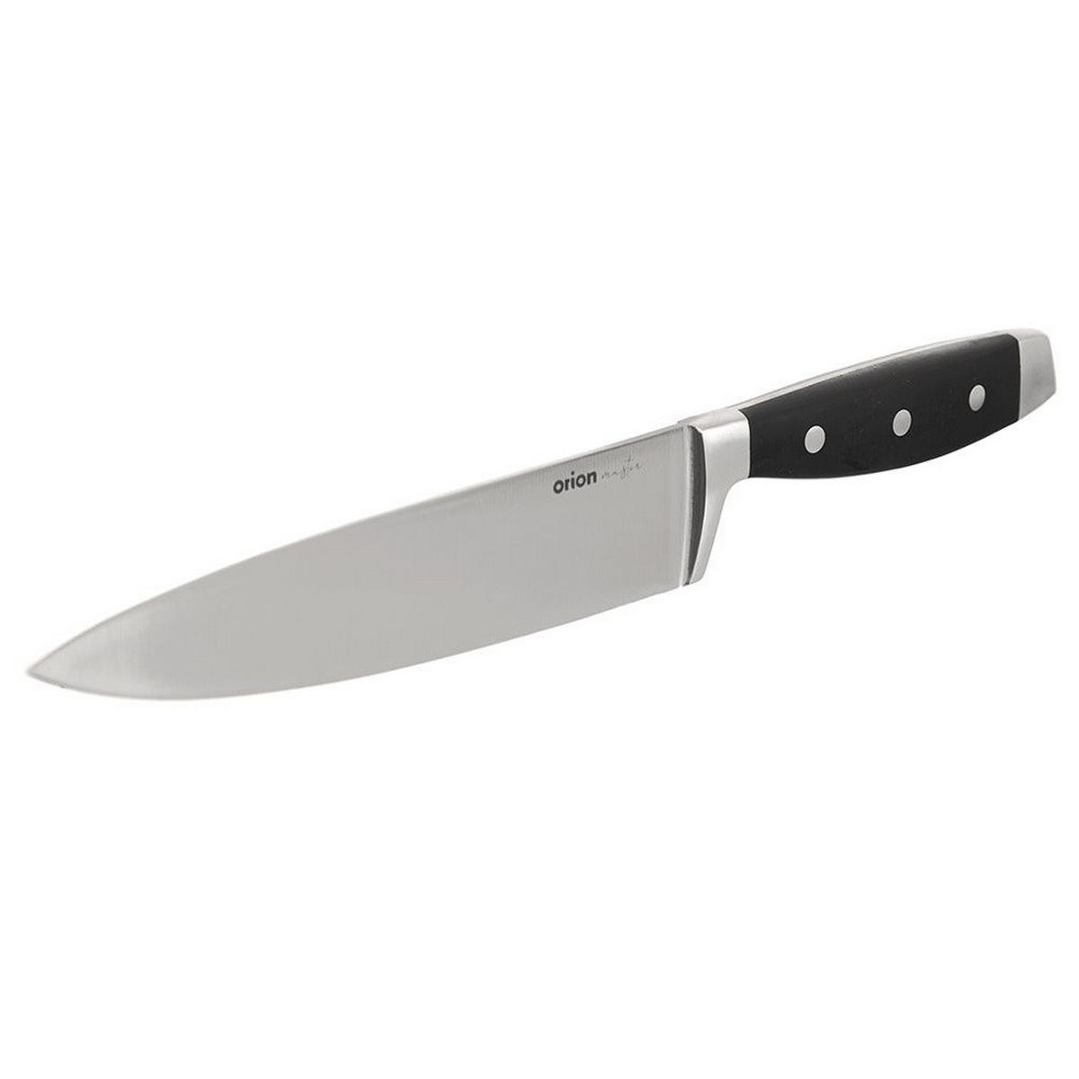 KOCHMESSER MASTER Schwarz Silber - Schwarz, Metall (35cm) - Orion 
