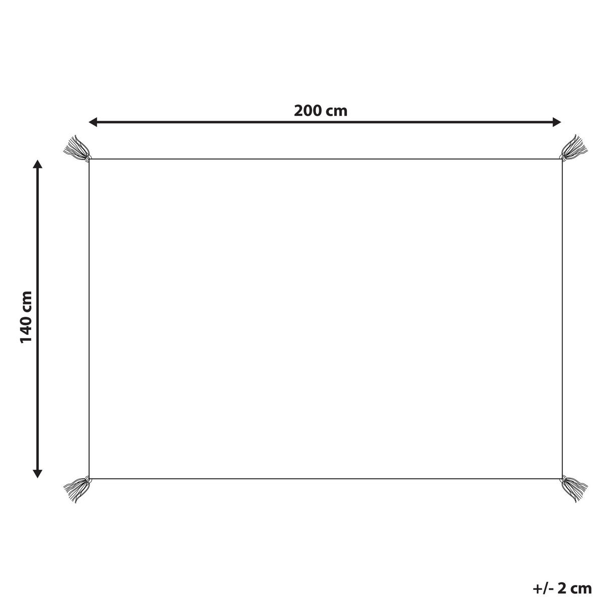 KINDERTEPPICH Merevi 140/200 cm - Blau/Gelb, Textil (200/140cm) - Beliani