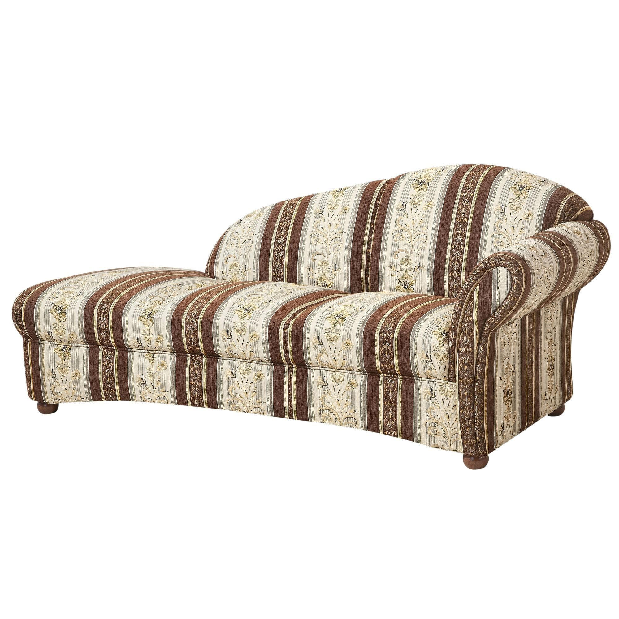 RECAMIERE Armlehne rechts Kama Bezug Chenille Buche nussbaum dunkel / braun - Braun, Kunststoff (191/83/81cm) - 58aufmkessel