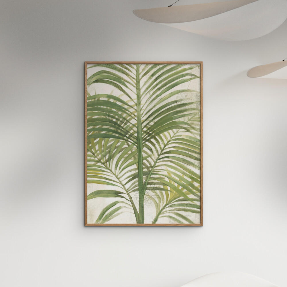 POSTER Wild Apple - Palms II Bright - Grün, Papier (50/70/0.1cm) - Poster&Frame
