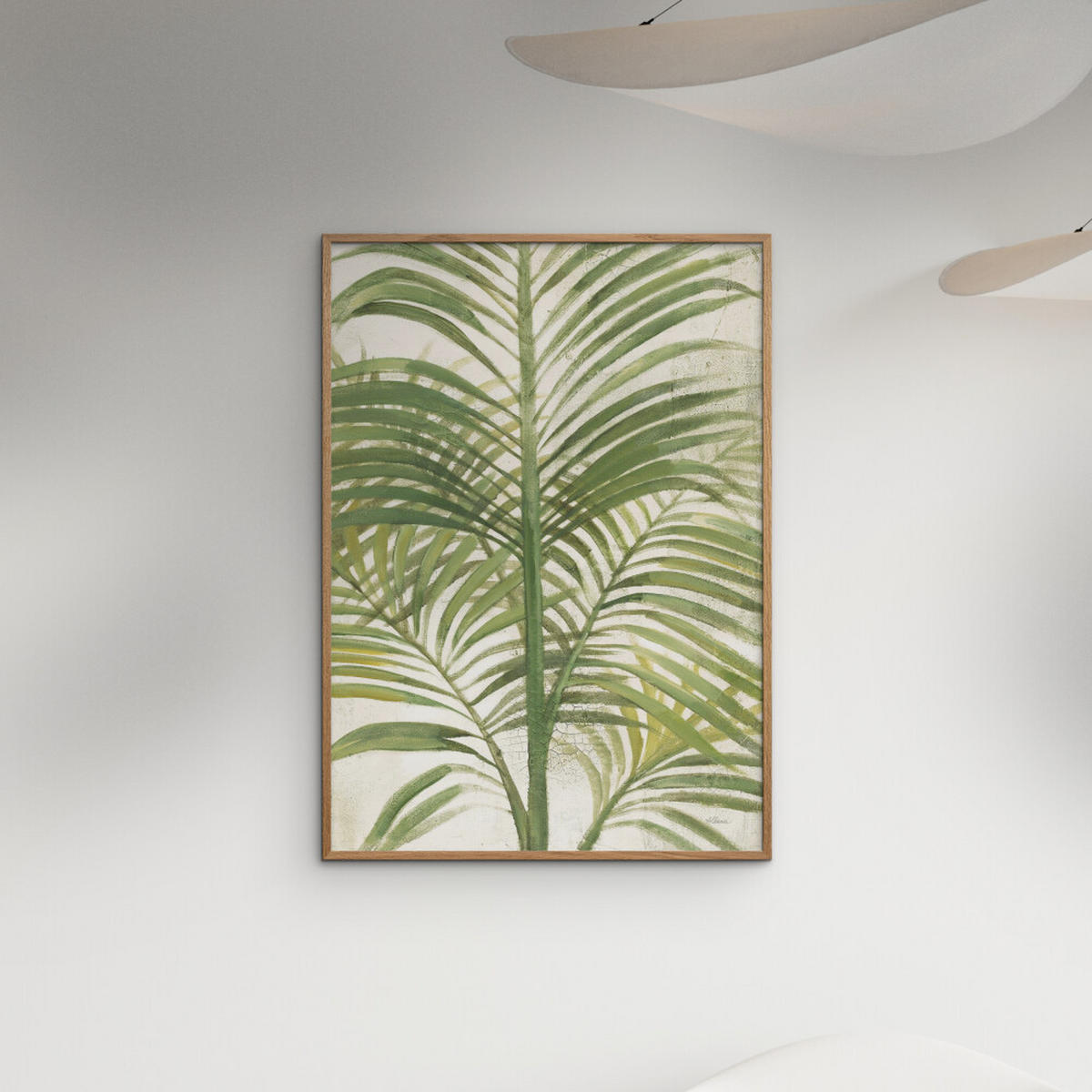 POSTER Wild Apple - Palms II Bright - Grün, Papier (50/70/0.1cm) - Poster&Frame