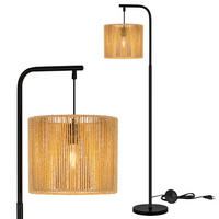 STEHLAMPE Aether 24/25/164 cm - Schwarz, Metall (24/25/164cm) - ZMH