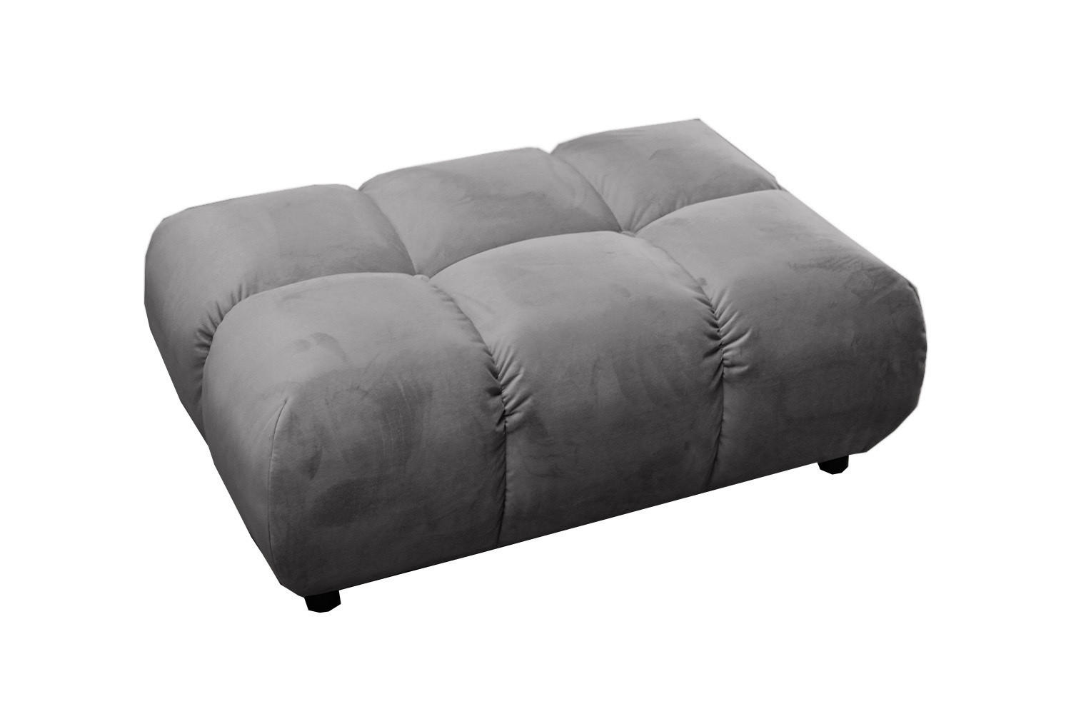 Kawola Hockerbank Grau 108x41x73 cm