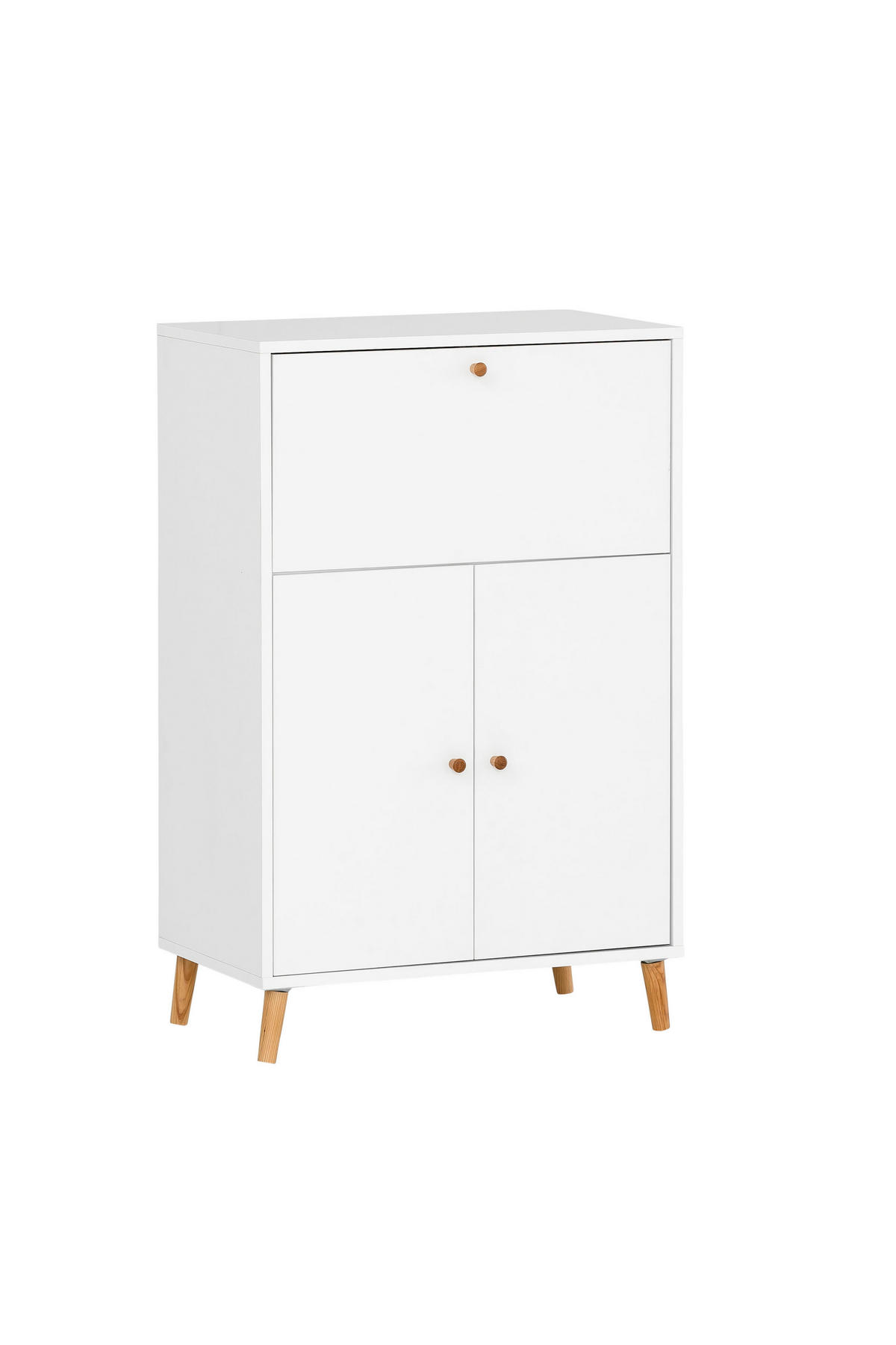 SCHREIBTISCH ausklappbar Jaguar 101,7x65,2x39 cm Weiß - Weiß, Holz (39/65.2/101.7cm) - PROREGAL