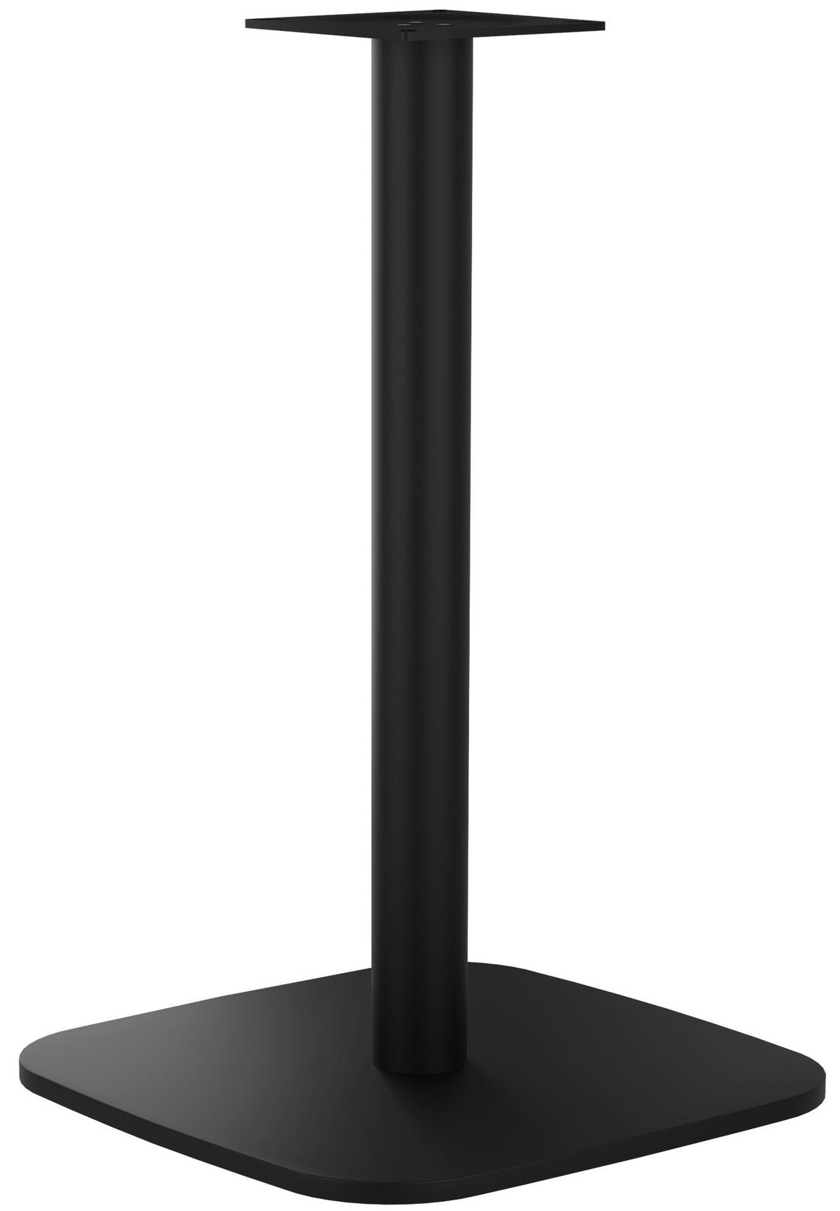 TISCHBEIN eckig 45/45/73 cm Metall Schwarz - Schwarz, Metall (45/73/45cm) - CLP