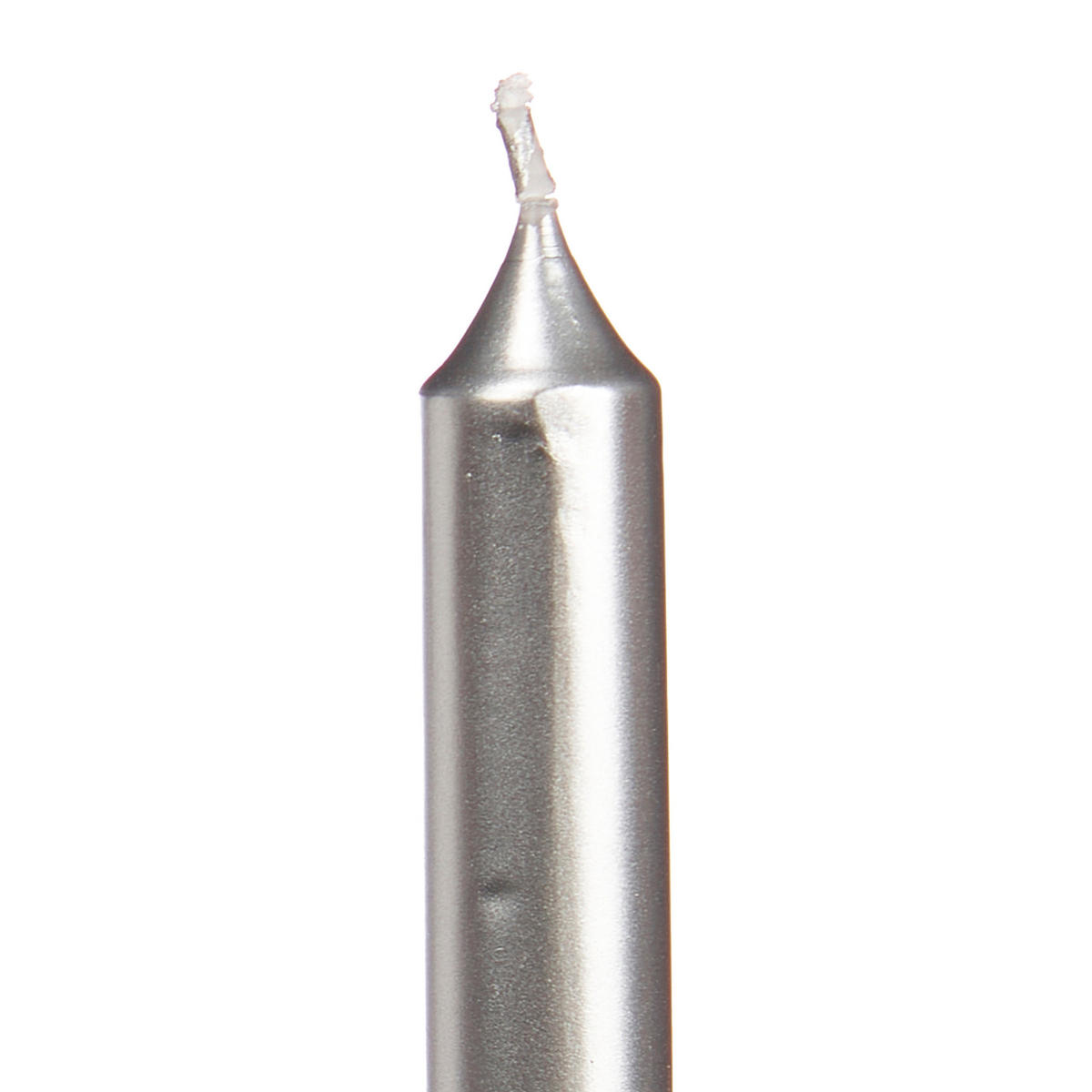 KERZE Celestia 15 cm - Silberfarben, Paraffin (2/15/2cm)