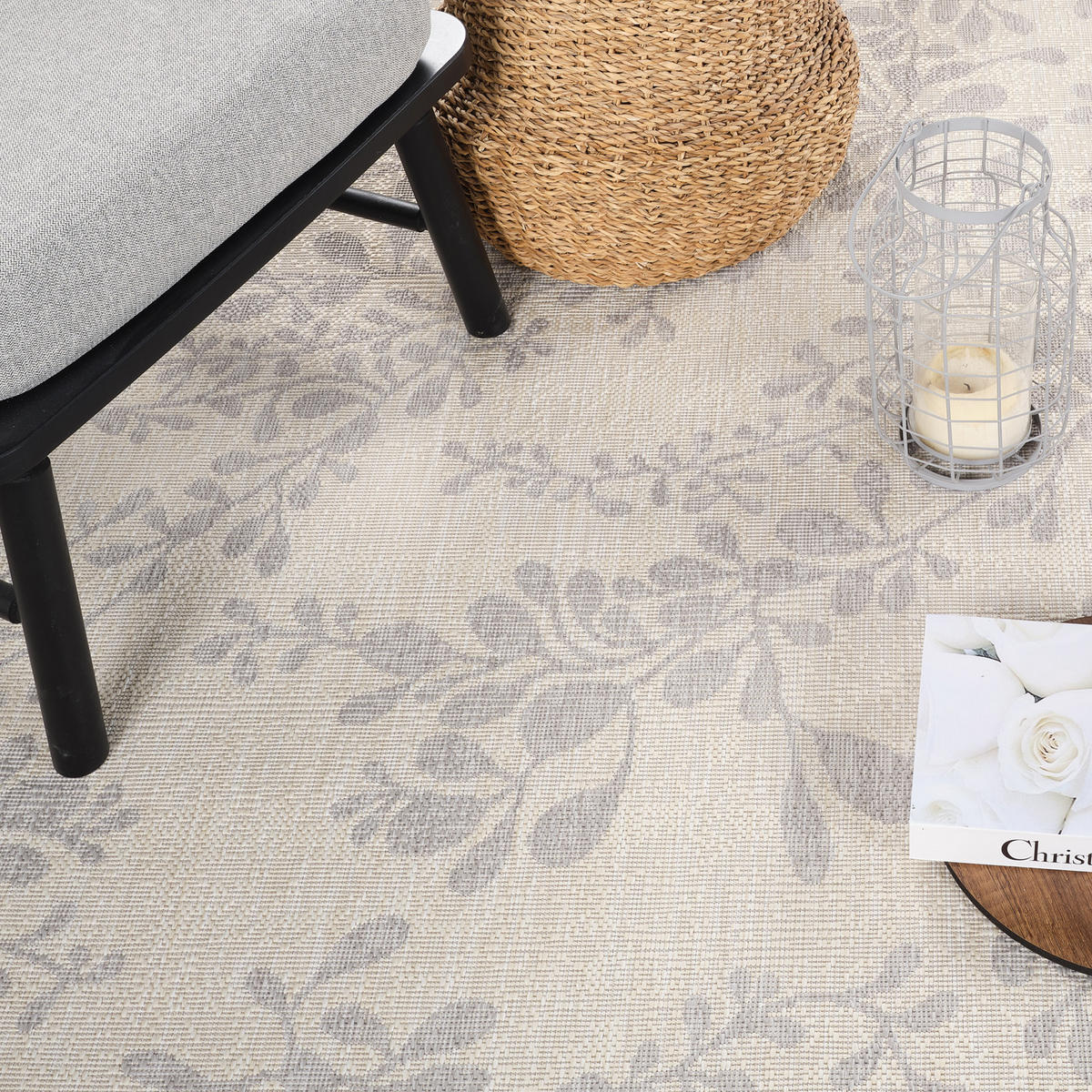 OUTDOORTEPPICH 160/213 cm Grau - Grau, Kunststoff/Textil (160/213cm) - LIVABLISS