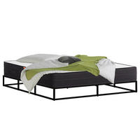 METALLBETT - Schwarz, Metall (160/200cm) - home24
