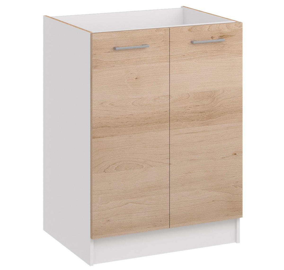KÜCHENUNTERSCHRANK D60 2D eiche - Eiche Artisan, Holzwerkstoff (60/82/44cm) - roe furniture