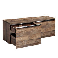 WASCHBECKENSCHRANK Puebla-56 - Braun, Holzwerkstoff (120/49/46cm) - Lomado