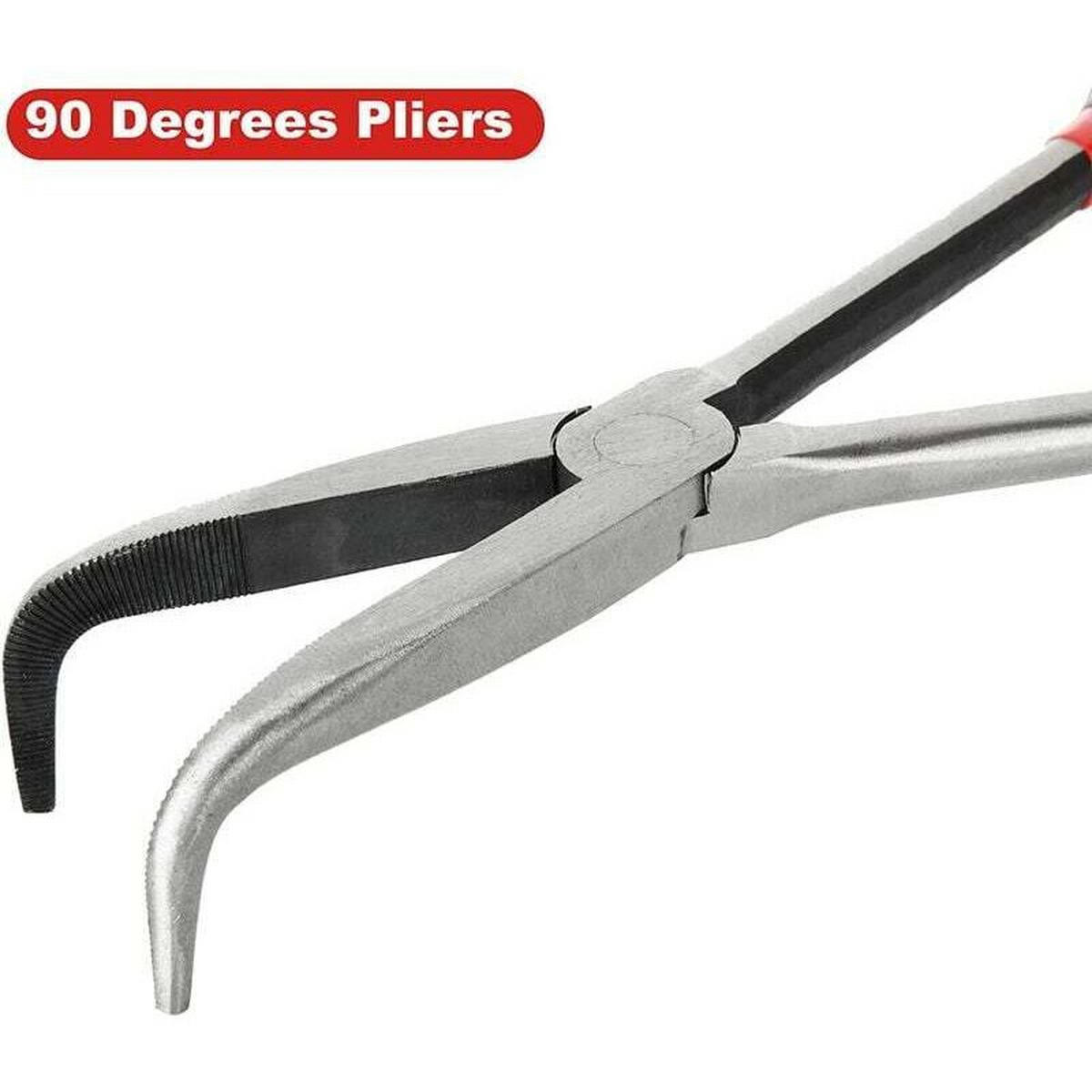 ZANGEN – 4-teiliges Set – 11 Zoll – Kohlenstoffstahl - Schwarz, Metall (280/1/1cm) - DCA