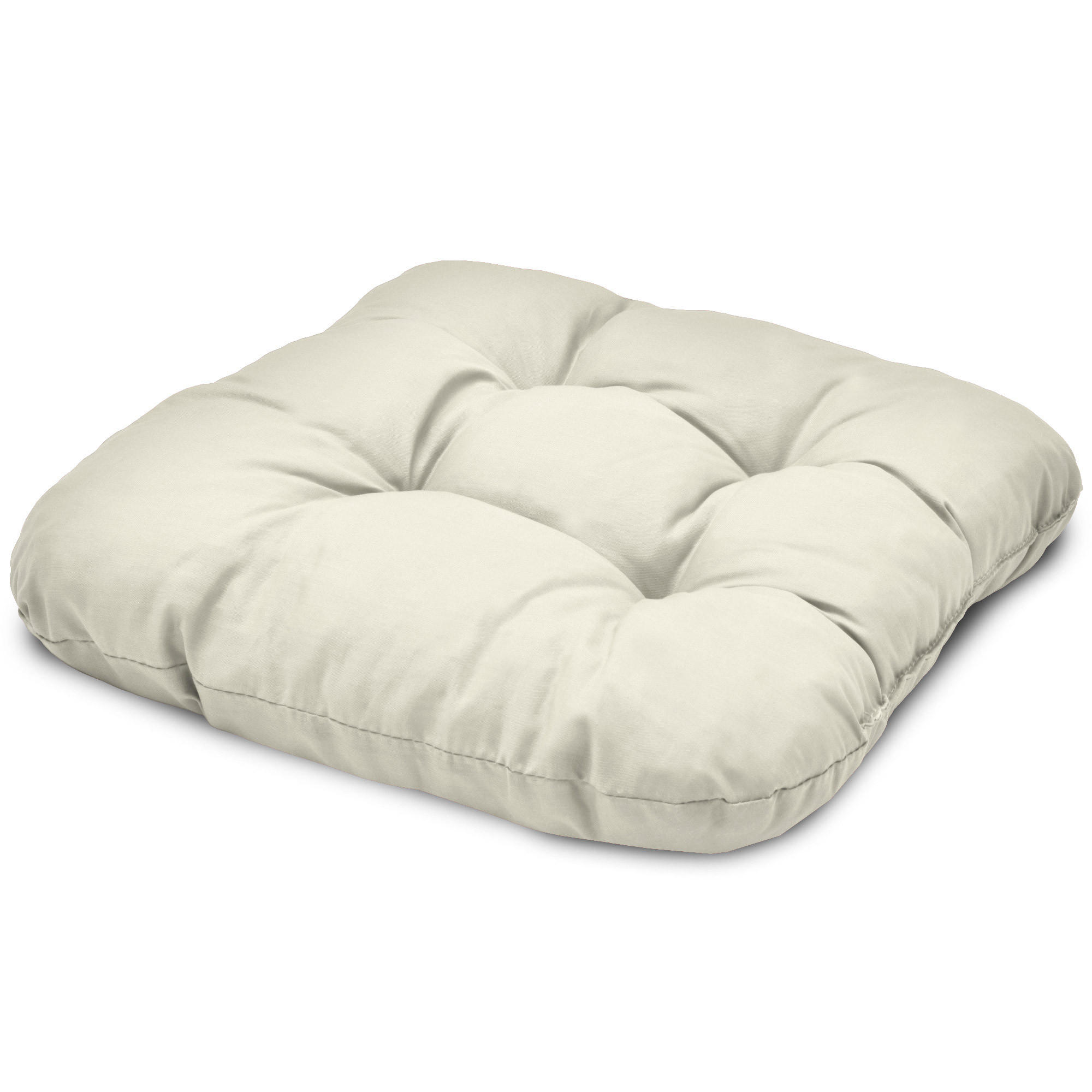 STUHLKISSEN Lisa 40/40/8 cm Natur 4tlg - Naturfarben, Textil (40/40cm) - Beautissu 
