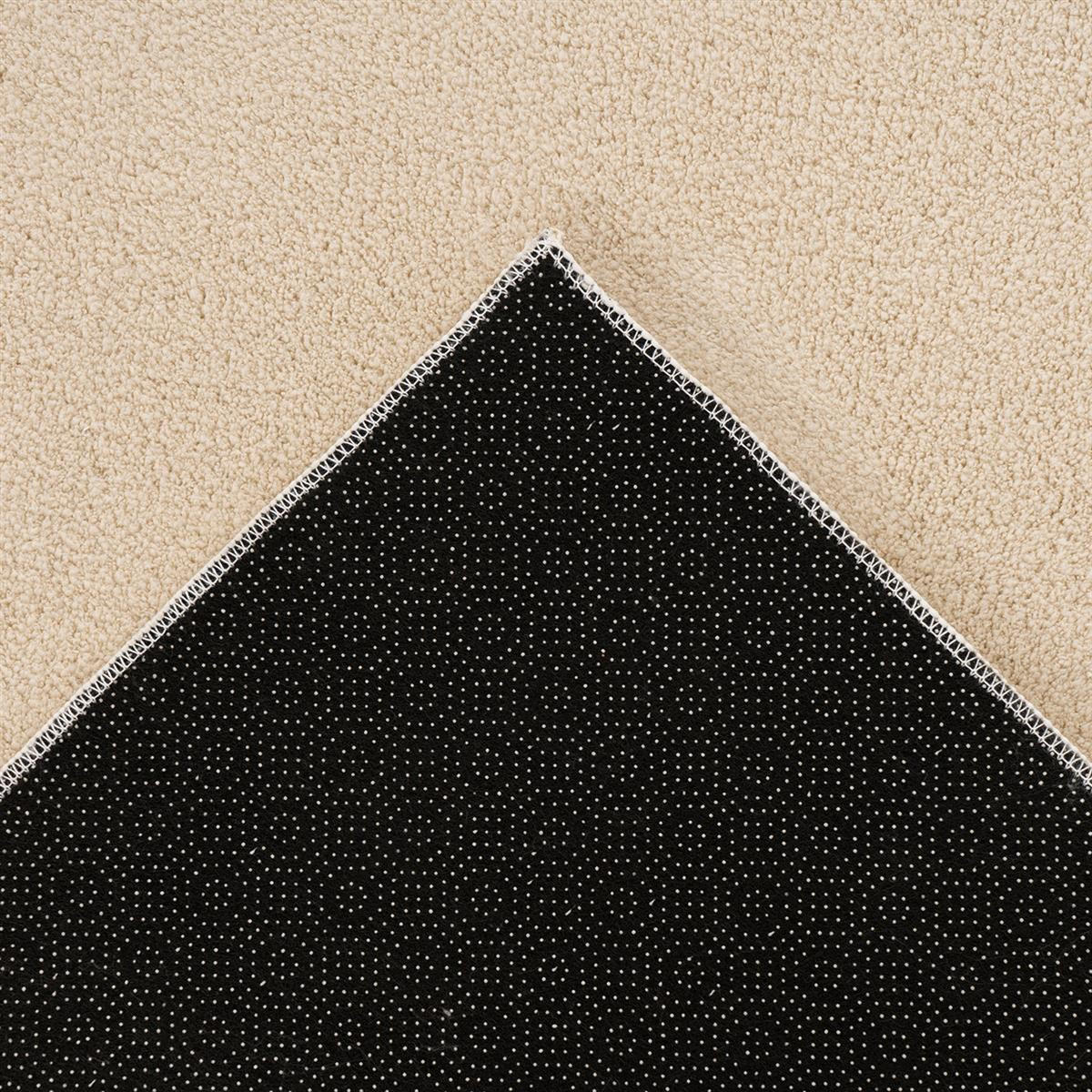 KURZFLOR-TEPPICH Waschbar Calma 200 Beige 120x160 cm - Beige, Kunststoff/Textil (120/160cm) - carpet city