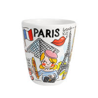 BECHER Blond City Icon Paris in Bunt - 350 ml - Multicolor, Keramik (0.35L) - Blond Amsterdam