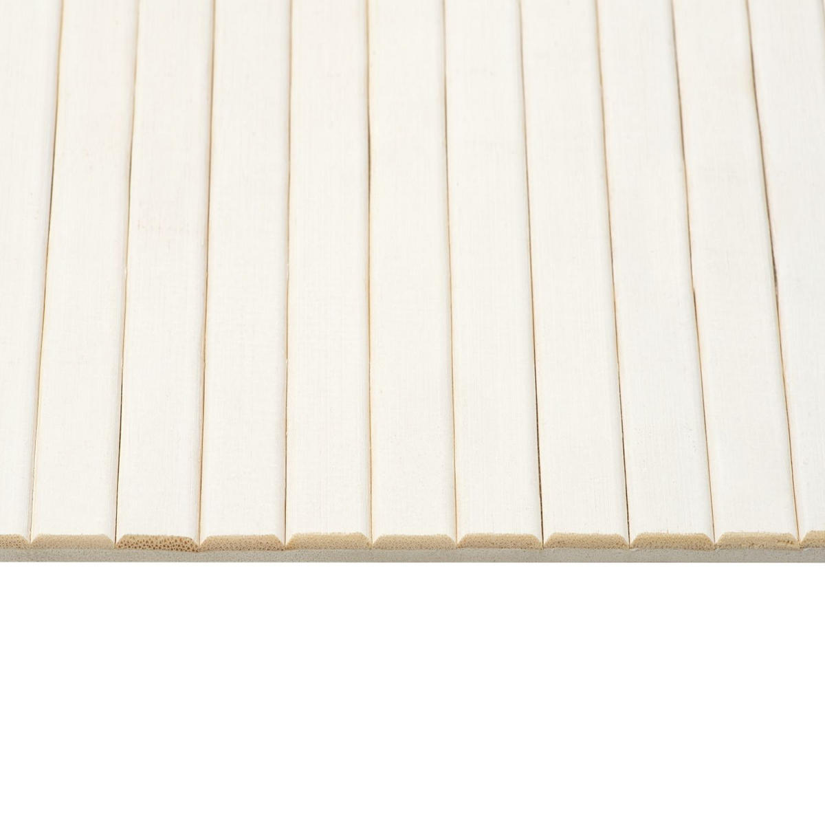 BADEMATTE SALZBURG - Weiß, Naturmaterialien (50/80cm) - WohnDirect