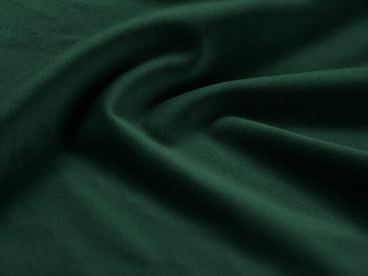 BETT mit Bettkasten und Kopfteil Colonel aus Samt flaschengrün 200x200cm - Dunkelgrün, Textil (200/200cm) - Cosmopolitan Design