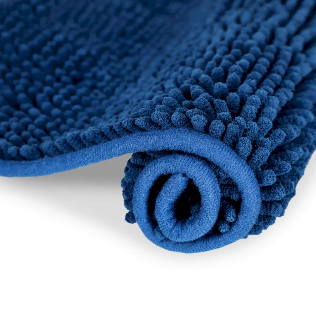 BADEMATTE MIT WC AUSCHNITT PARIS - Dunkelblau, Textil (45/45cm) - WohnDirect