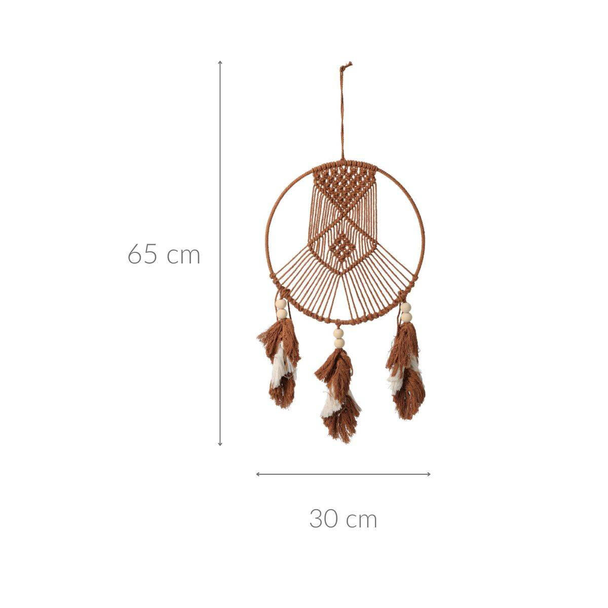 TRAUMFÄNGER 30/65 cm - Braun, Naturmaterialien (30/65/30cm)