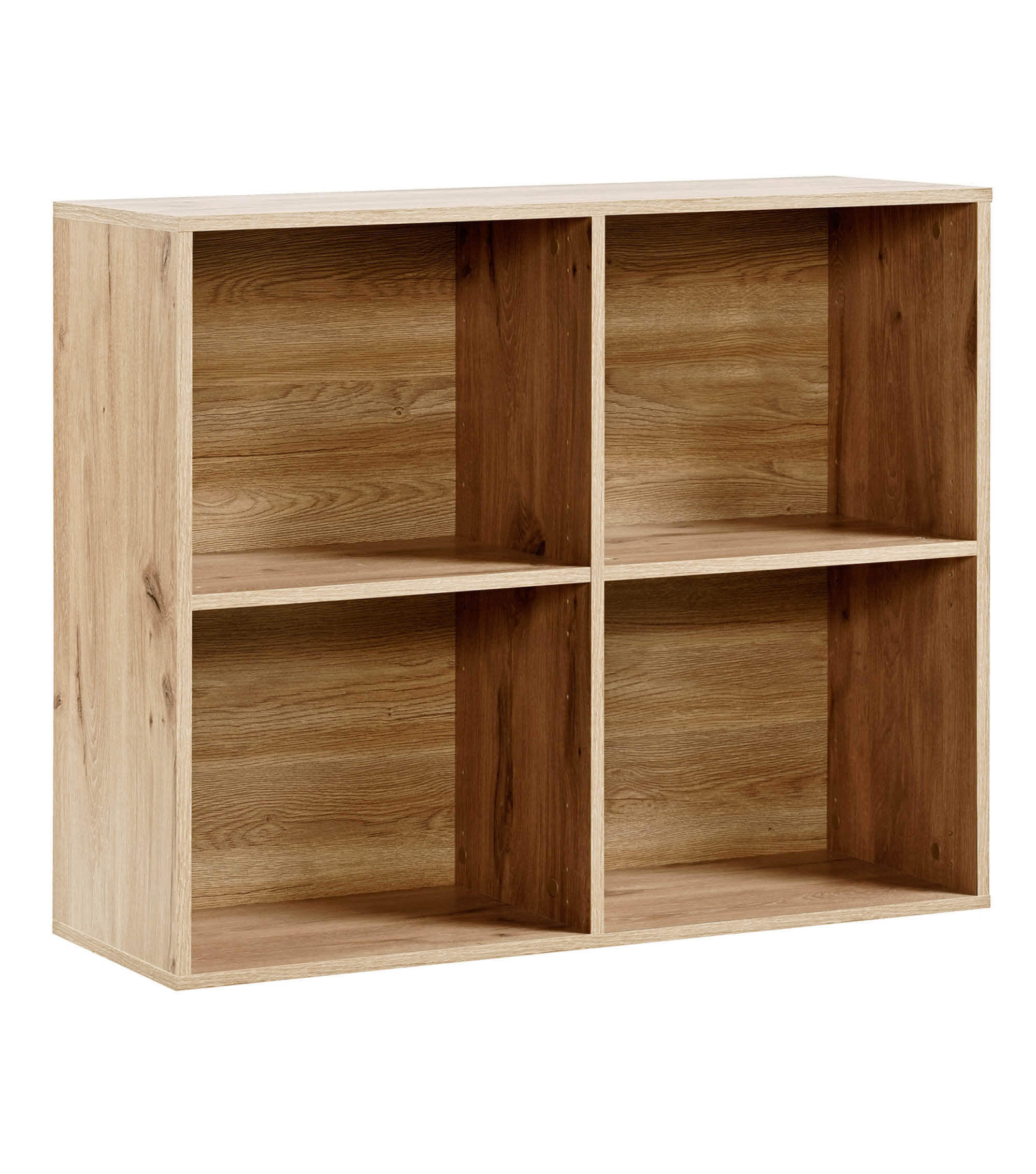 AKTENREGAL Der Verstauer - Eichefarben, Holzwerkstoff (88/75/35cm) - Mokebo