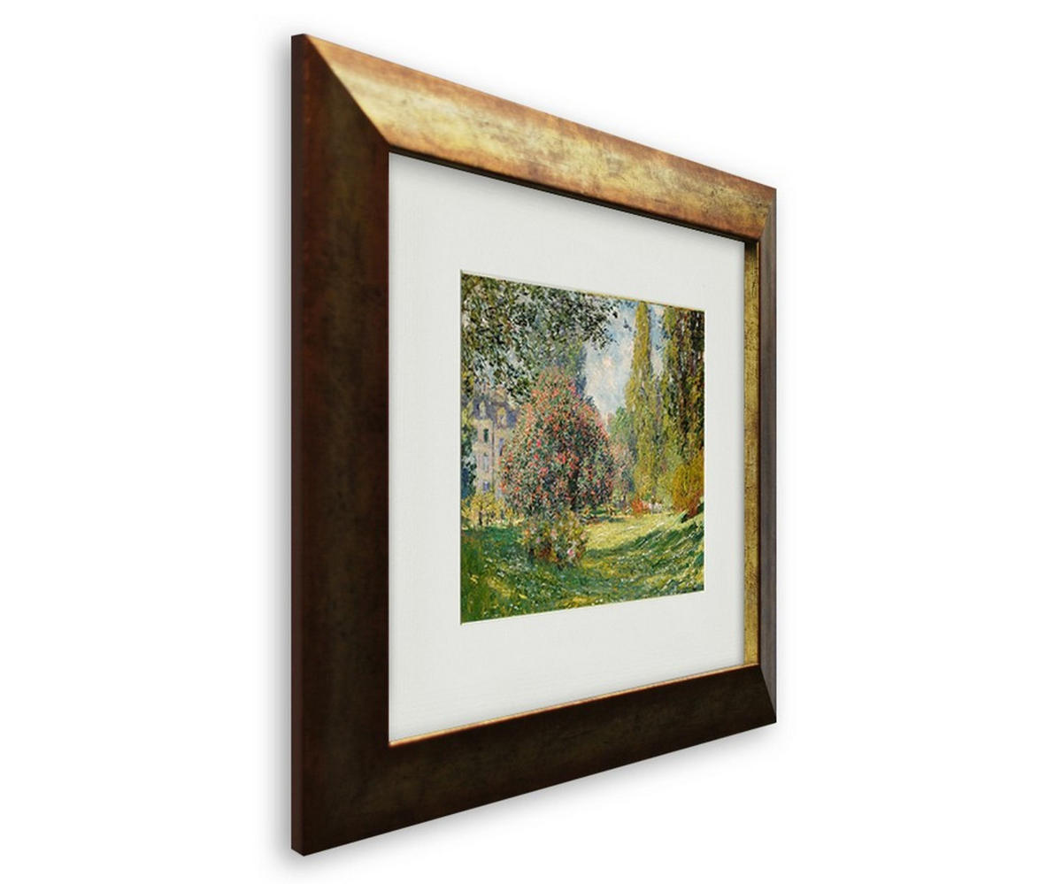 BILD gerahmt 30x35 cm Claude Monet „Il Parco Monceau“ - Beige, Holz (40/33cm) - artissimo