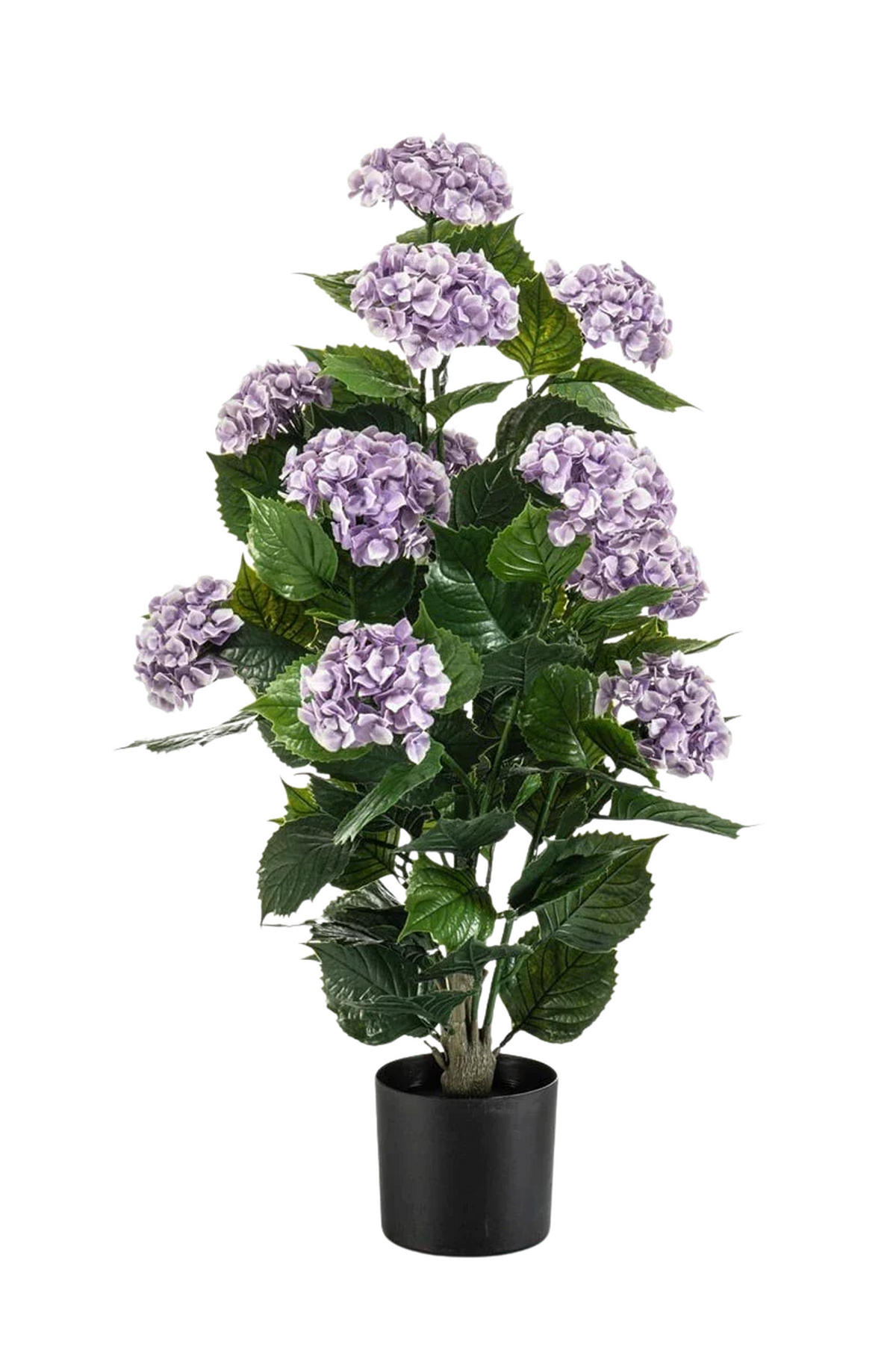 KUNSTBLUME Künstliche Hortensie - Fred 90 cm - Lila, Kunststoff (90cm) - Emerald