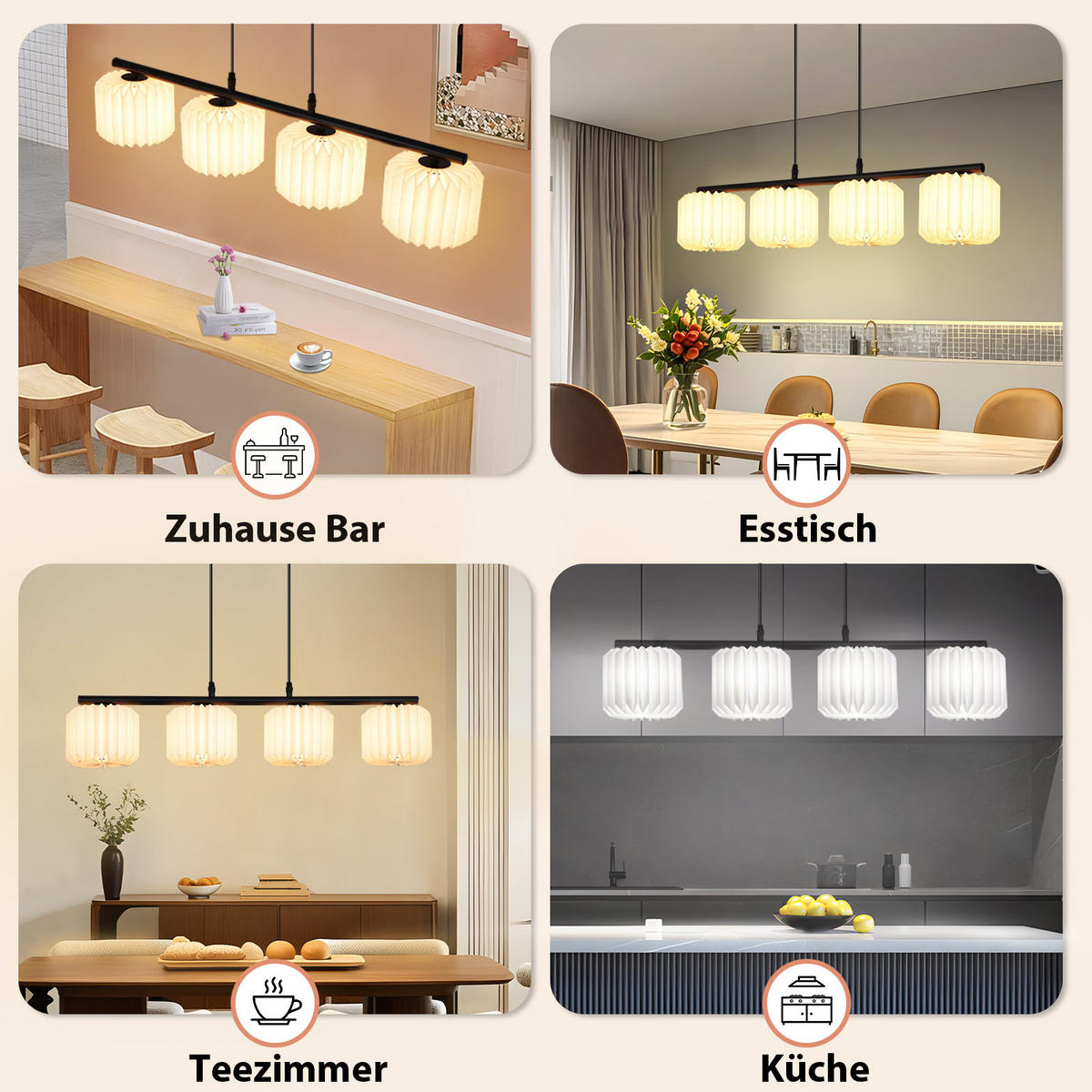 HÄNGELEUCHTE Lichtmar 14.5/143/78 cm - Weiß, Papier (78/14.5/143cm) - ZMH
