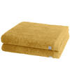 DUSCHTUCH Sinfonie 2er-Set - Gelb, Textil (50/100cm) - Ross