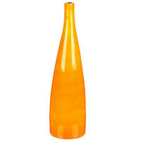 BLUMENVASE Terrakotta orange Sabadell - Orange, Stein (50cm) - Beliani