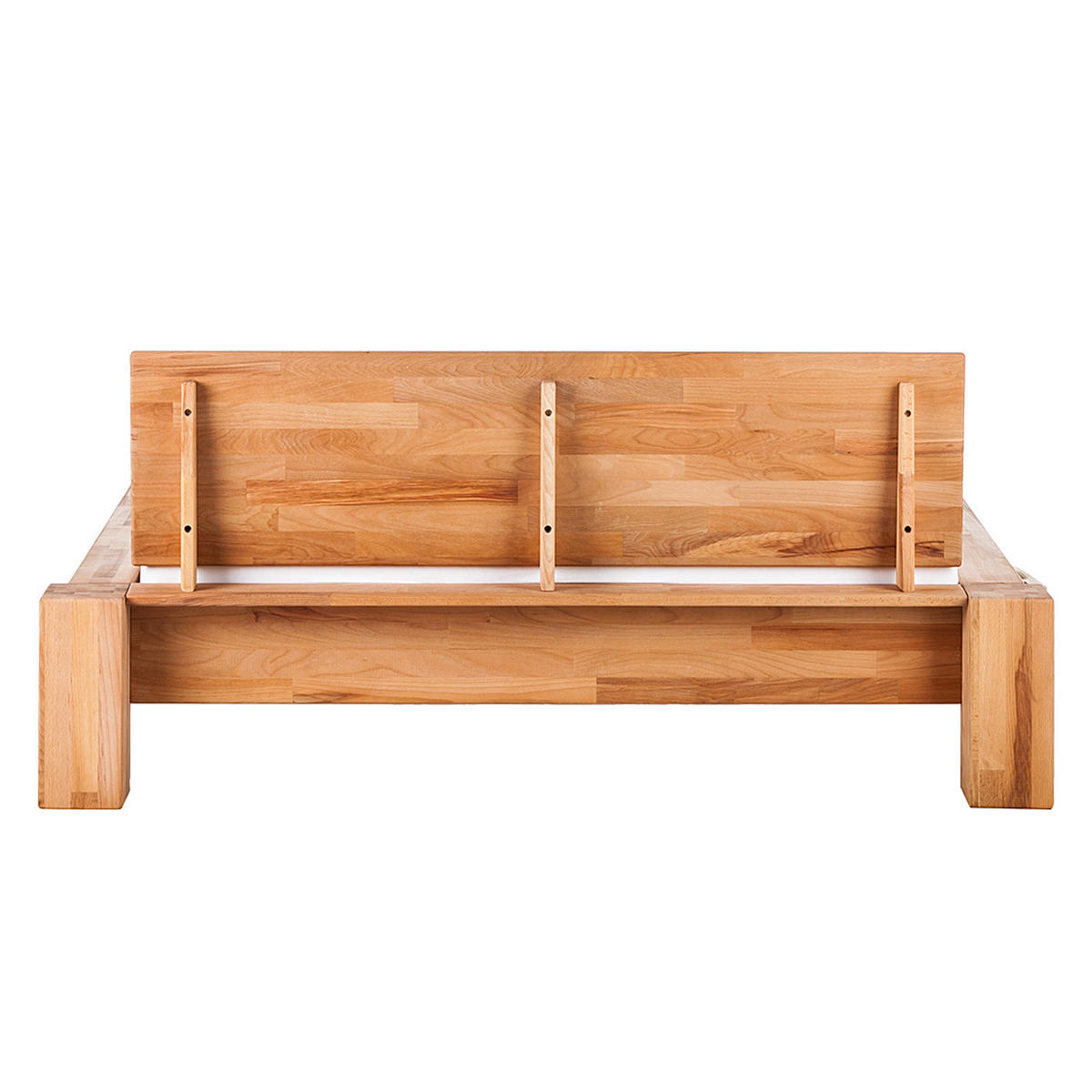 BETT - Massivholz - Kernbuche, Holz (160/200cm) - home24