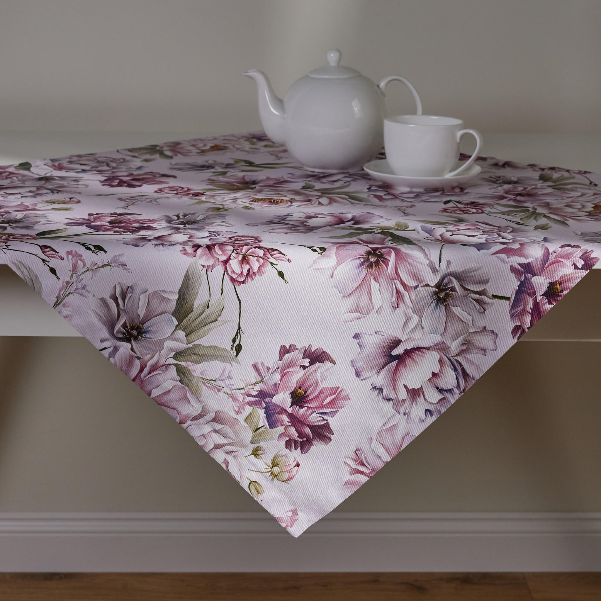TISCHDECKE Aurelis - Rosa, Textil (80/80/1cm) - home&you