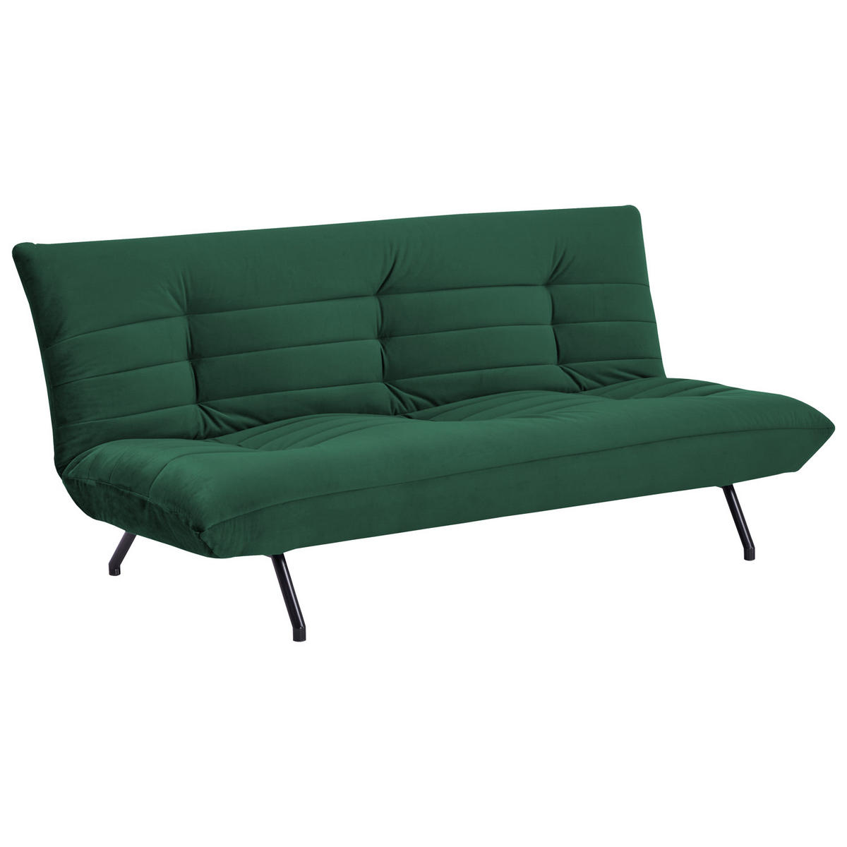 SOFABETT Anatole Grün 3 Plätze - Grün, Textil (185/82/92cm) - Happy Garden