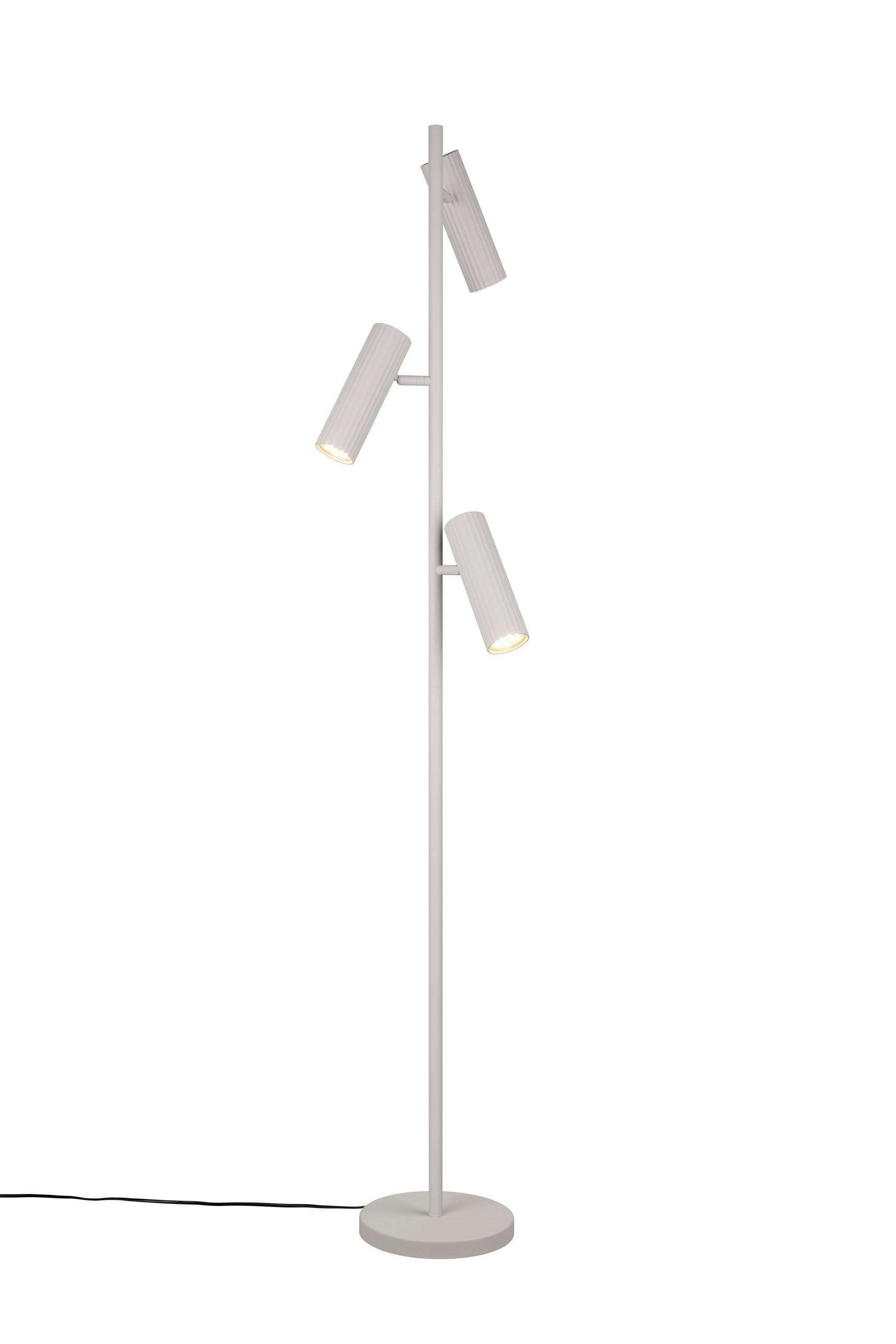 STEHLAMPE SOKA - Grau - 37/37/150 cm - Grau, Metall (37/37/150cm) - Trio Leuchten